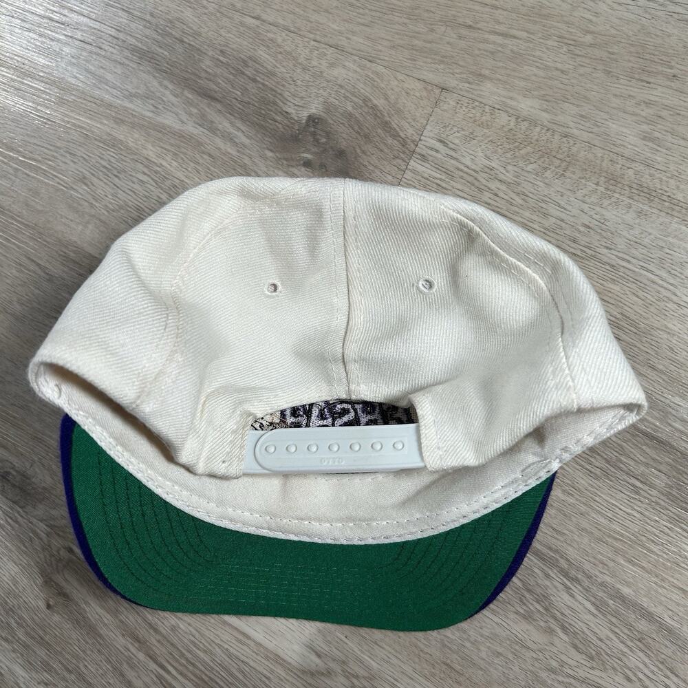 Vintage FHSAA‎ Florida Wrestling Finals Hat Snapback Otto White Beige Cap - Picture 6 of 7